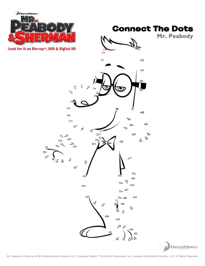 Printable Mr Peabody And Sherman Printable Coloring Pages 