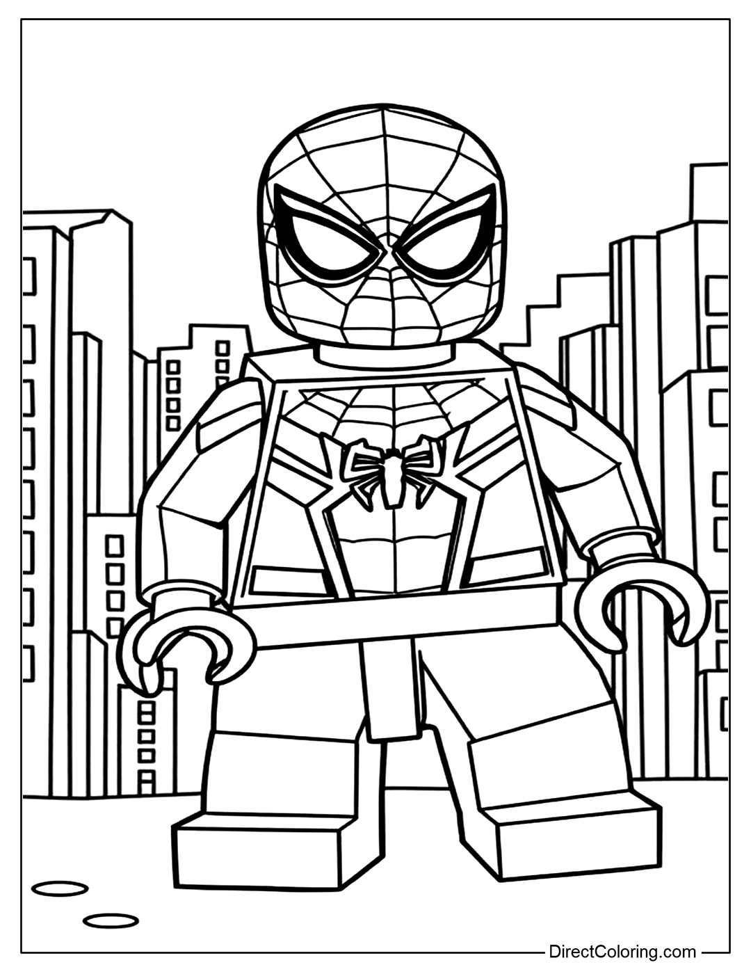Printable Spiderman Coloring Pages Free Fun For All Ages