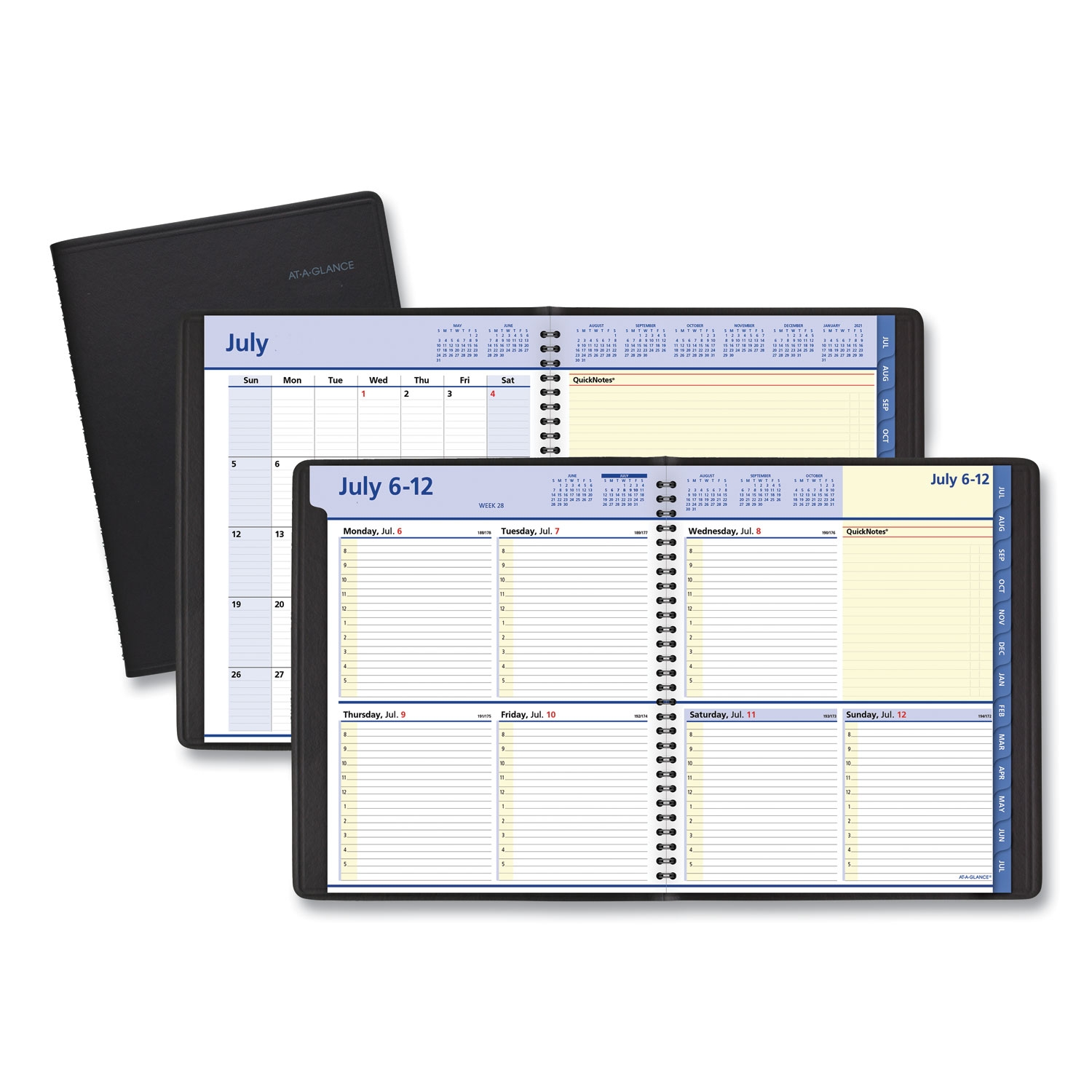 QuickNotes Weekly Monthly Planner By At A Glance AAG761105 OnTimeSupplies