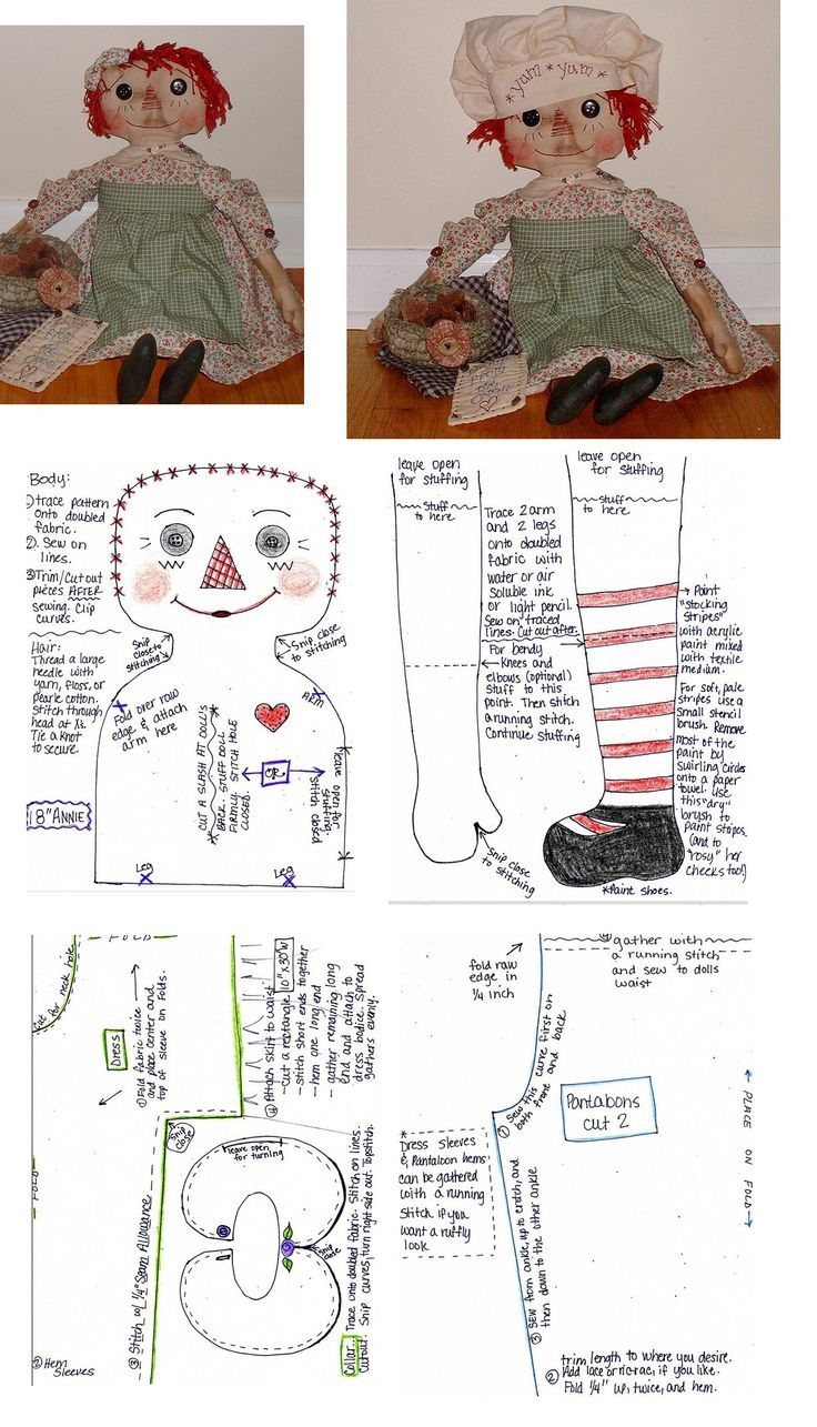 free printable doll patterns