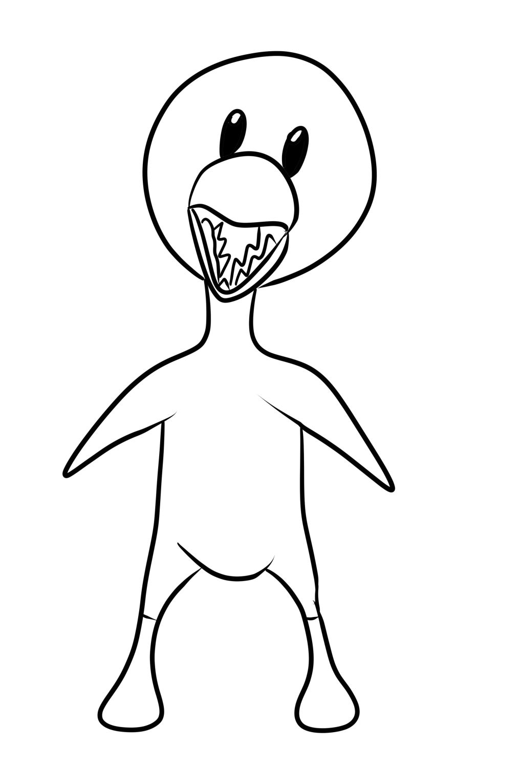 Rainbow Friends Coloring Page