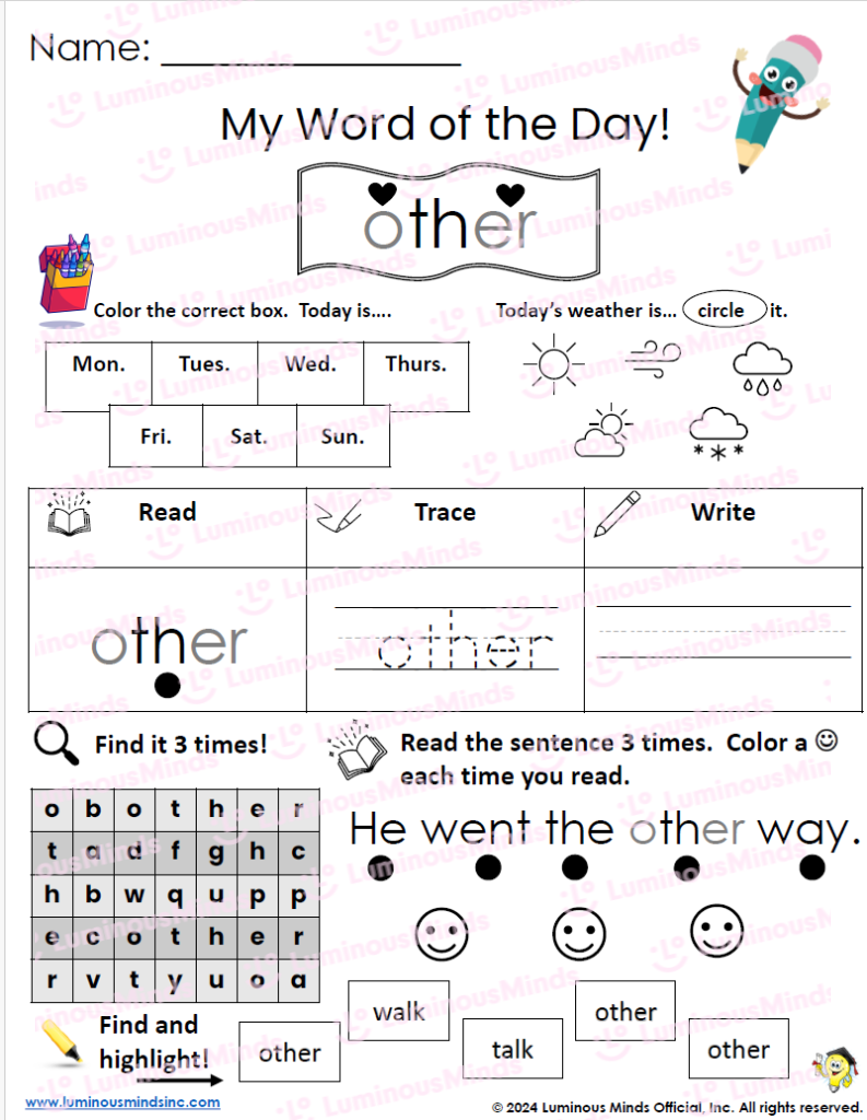 Reading Comprehension Worksheets Other Brother Mother SIPPS Extension Level Sight Word Mini Bundle