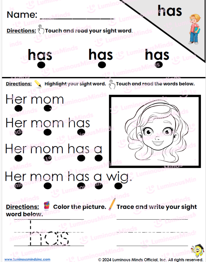 Reading Comprehension Worksheets Sight Word Reading Fluency Practice Set 7 Fry Words 61 70