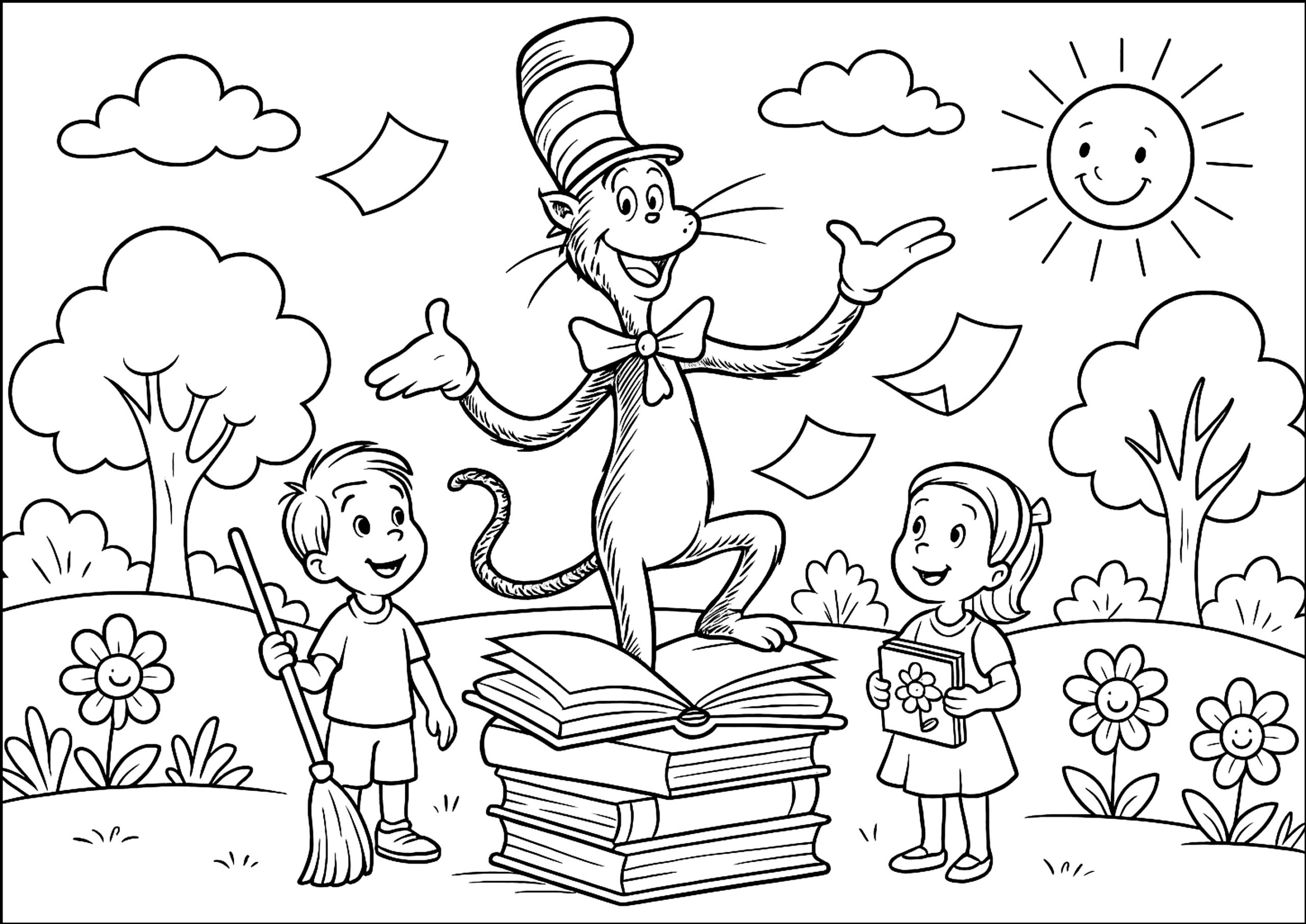 dr seuss coloring sheets printable