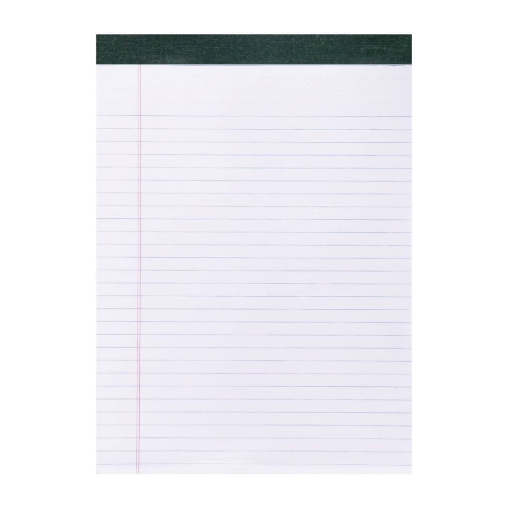 RECYCLED LEGAL PAD 8 5 x11 75 WHITE Legal Pads Roaring Spring Paper Products