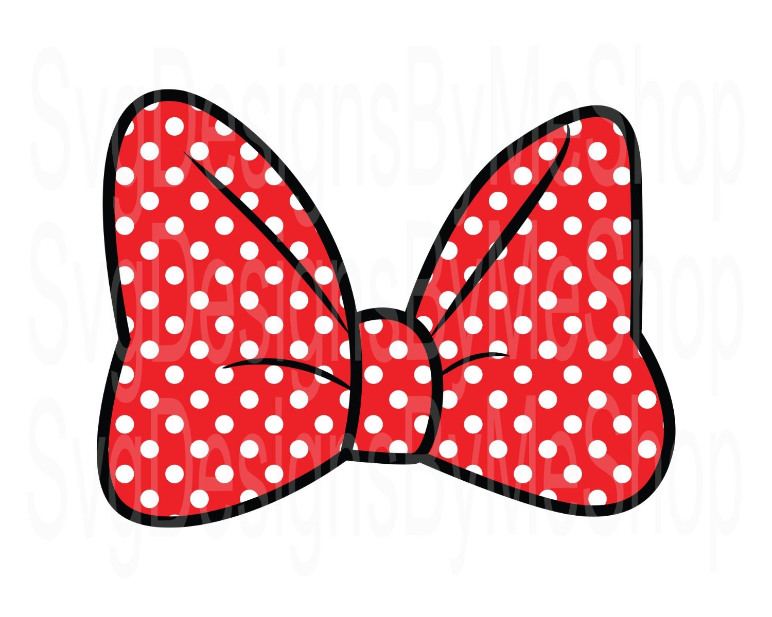 Red Polka Dot Minnie Mouse Bow Mouse Bow Cut File Minnie Bow File Bow Digital Download Sublimation T shirt Tumbler Digital Png Png Etsy