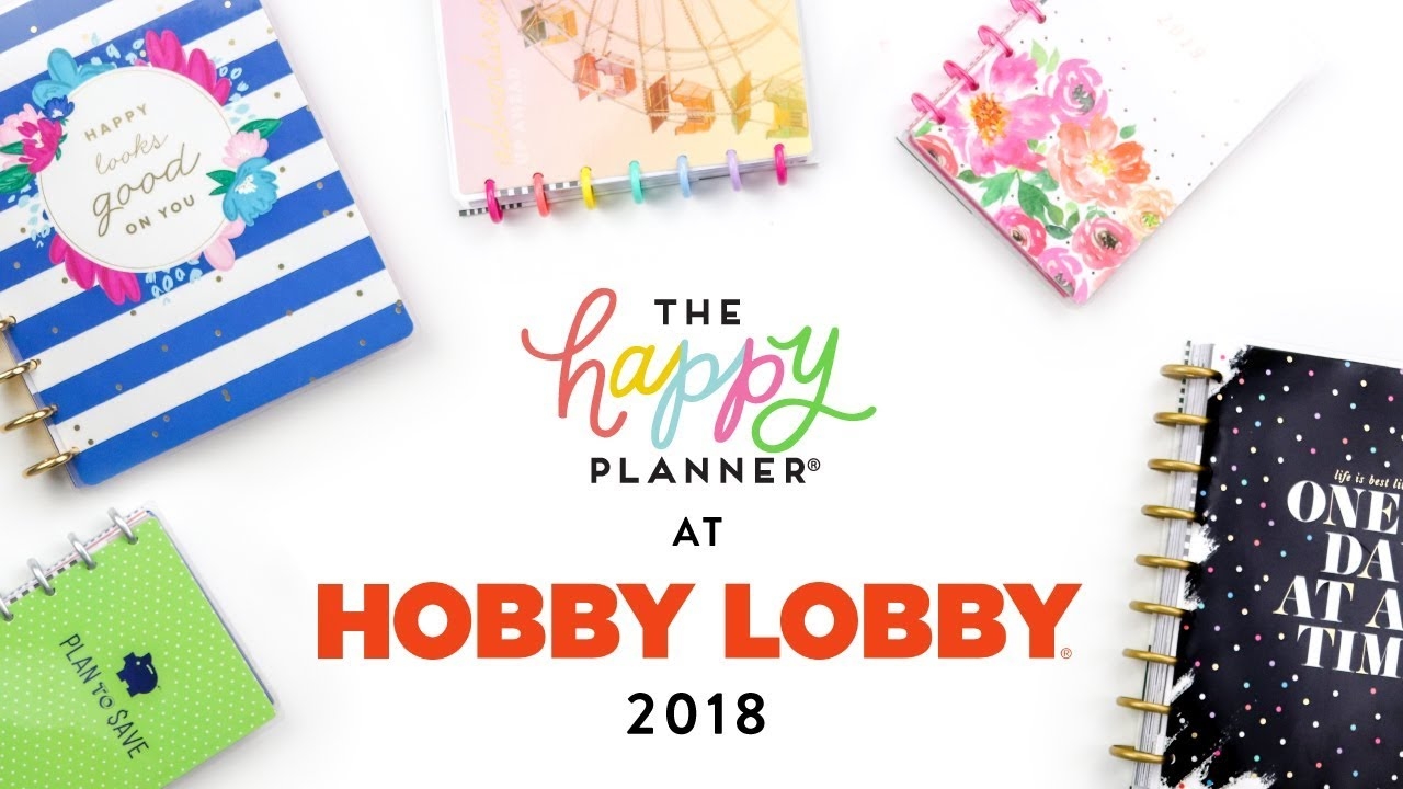 REVEAL WEEK HOBBY LOBBY 12 Month Happy Planners YouTube