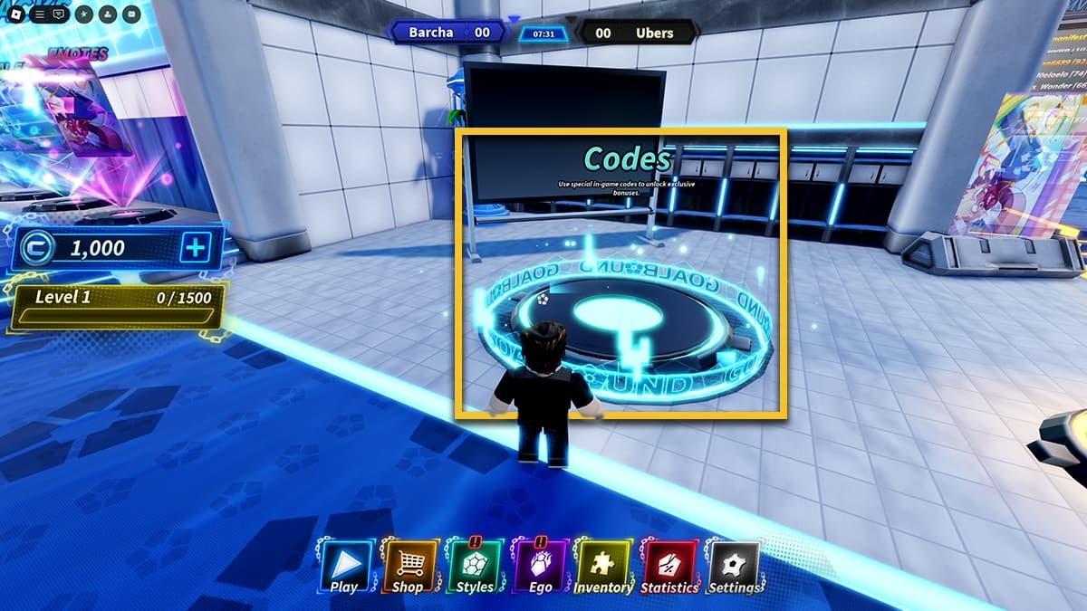 codes for goal bound