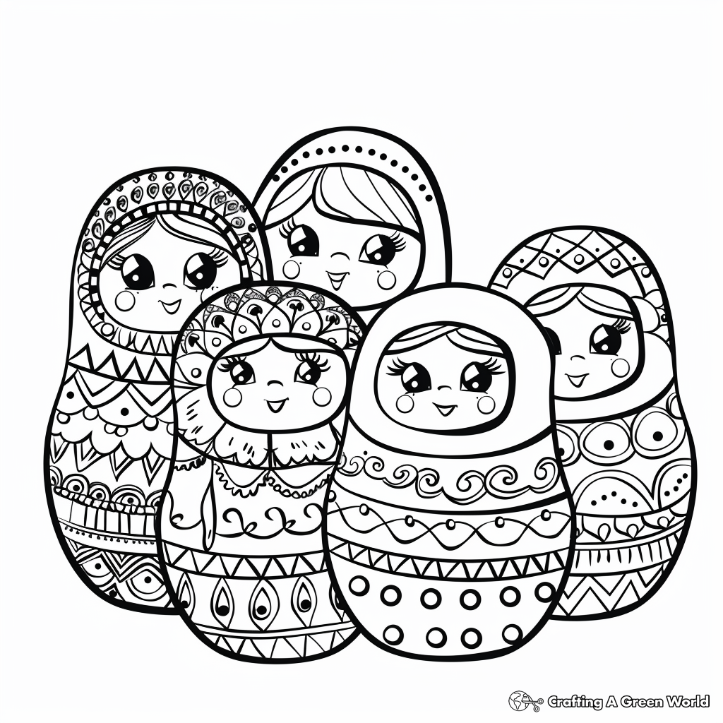 Russian Coloring Pages Free Printable 