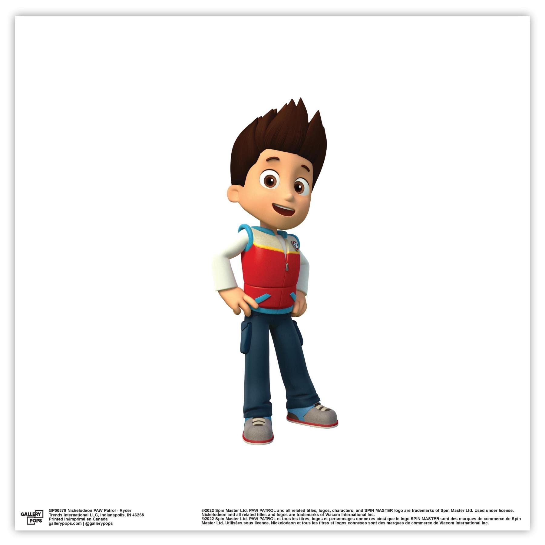Ryder And Rubble Paw Patrol Ryder Printable Riding Paw Patrol Trends International Gallery Pops Nickelodeon PAW