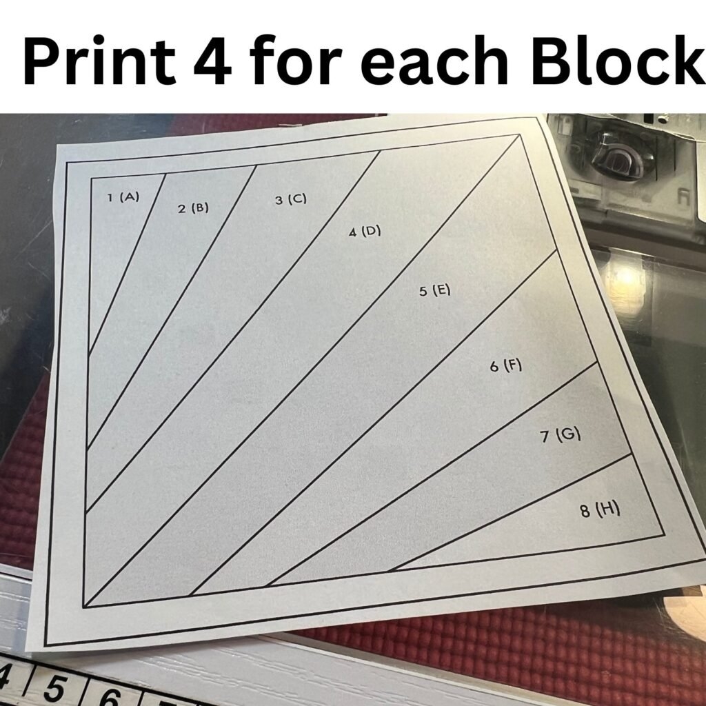 printable beginner free paper pieced patterns