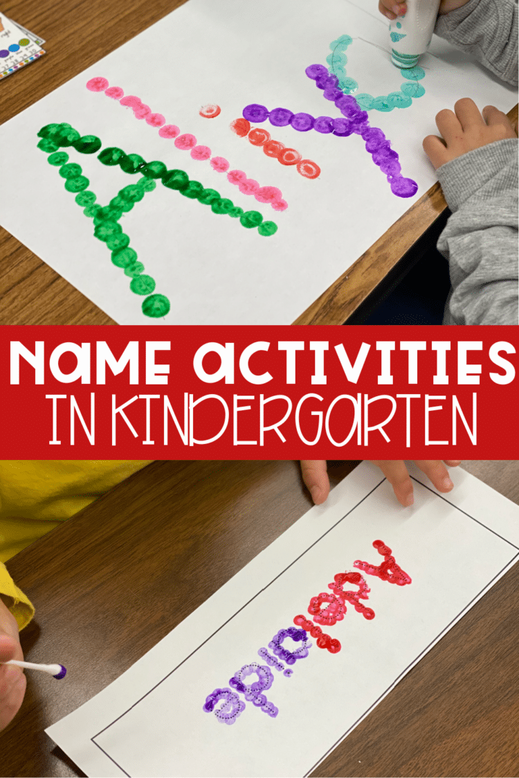 Seriously Engaging Name Writing Activities Differentiated Kindergarten
