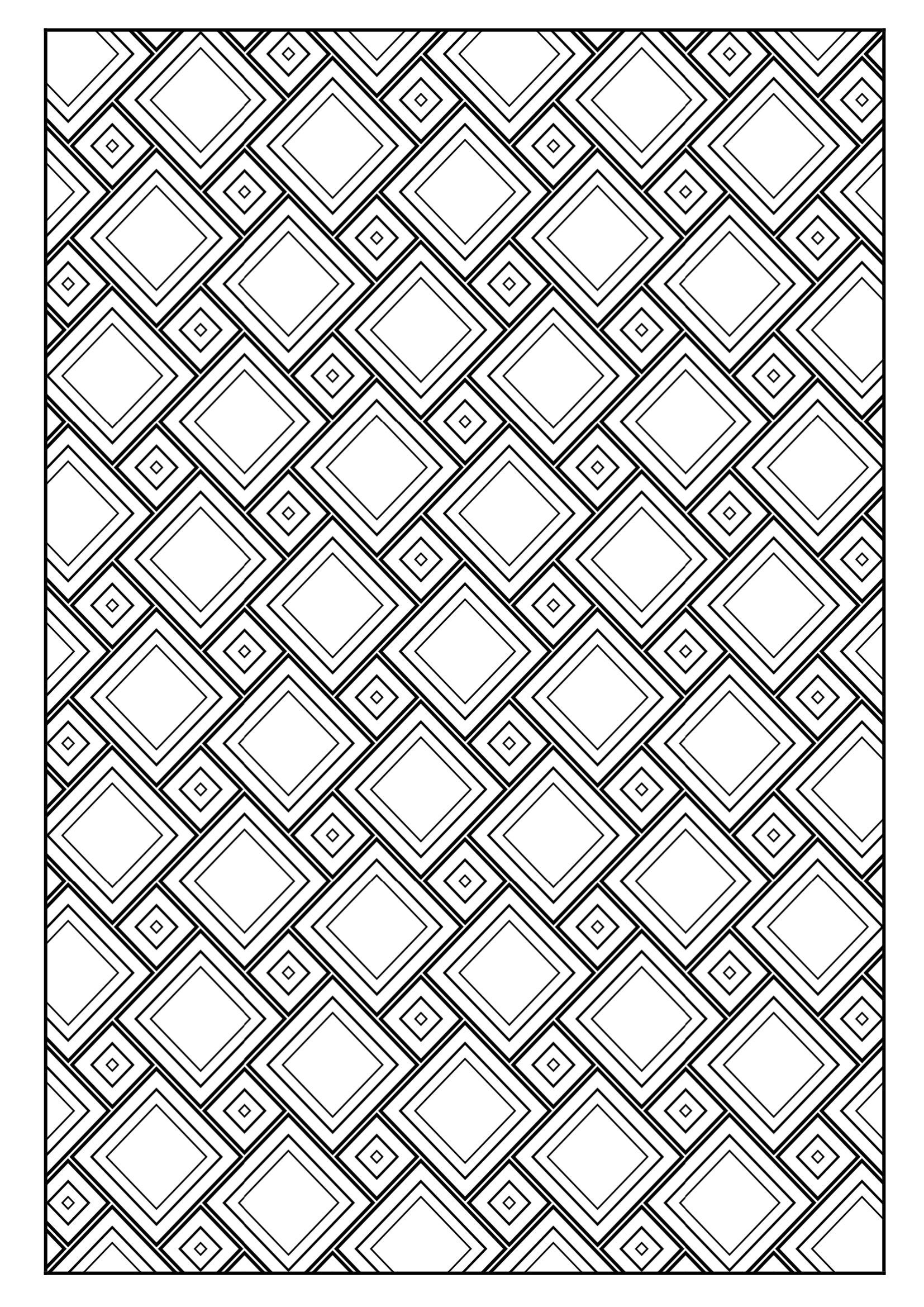 pattern printable coloring pages