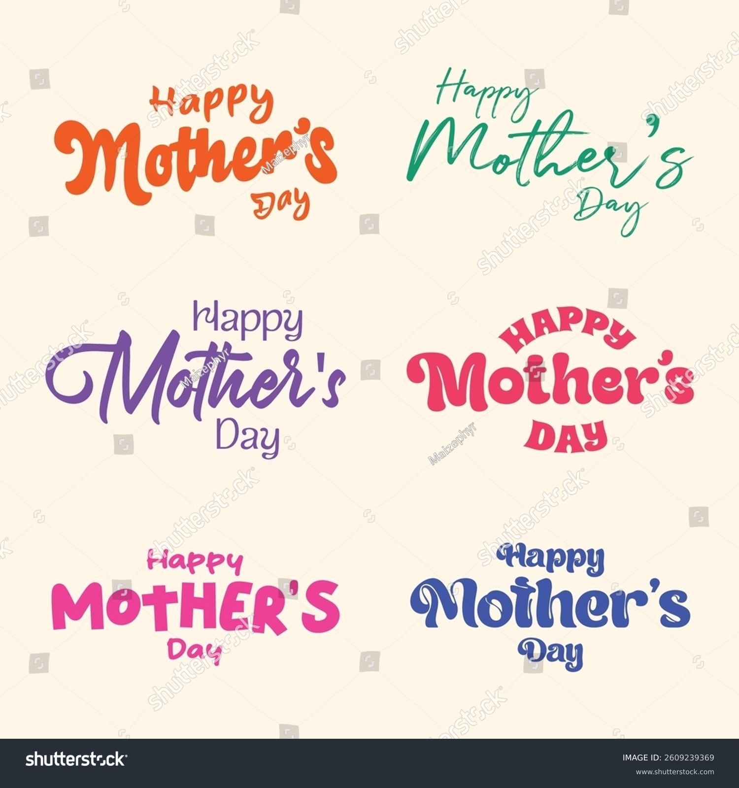 happy mothers day fonts