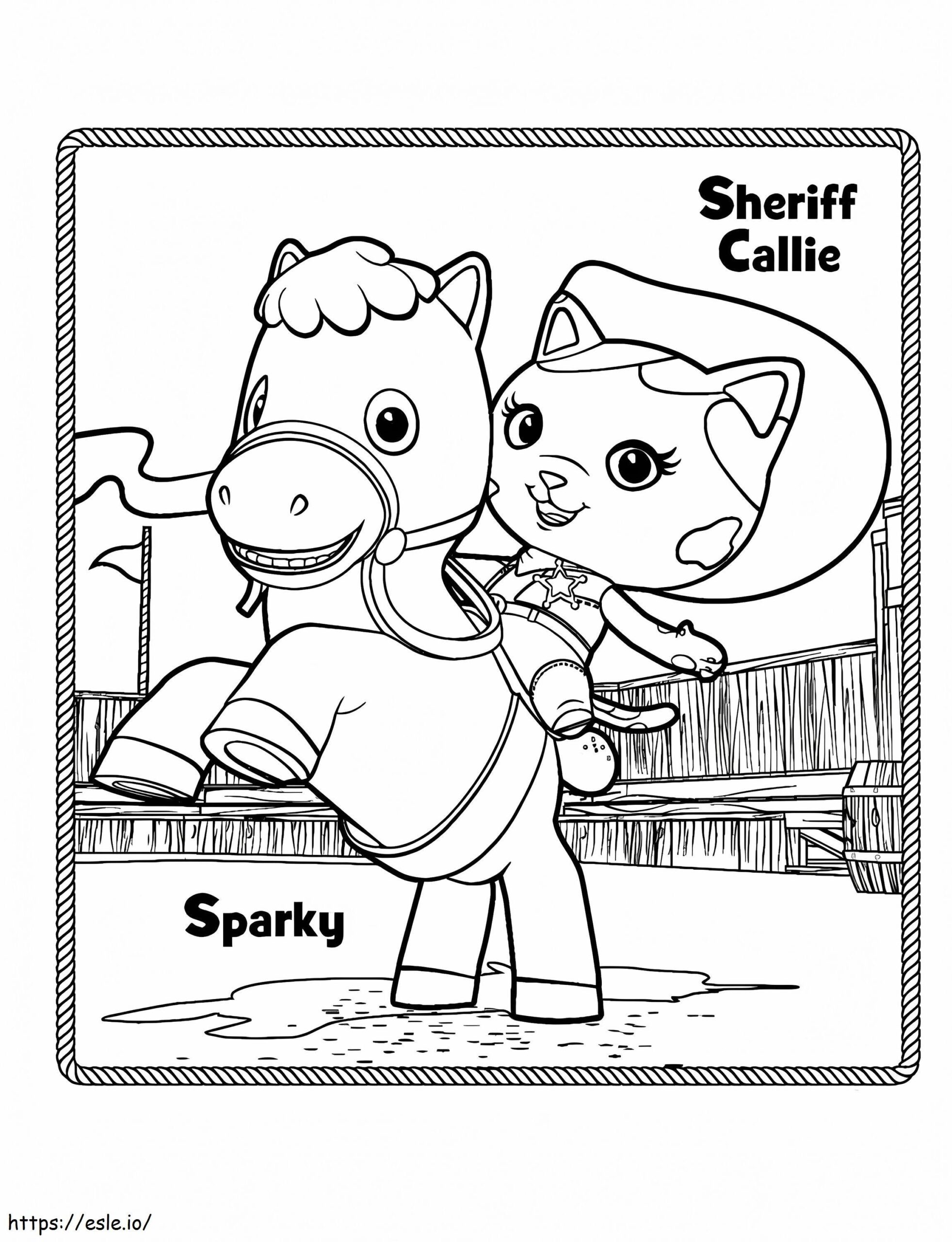 Sheriff Coloring Pages Printable Sheriff Callie Characters Coloring Play Free Coloring Game Online Sheriff Callie Coloring Book