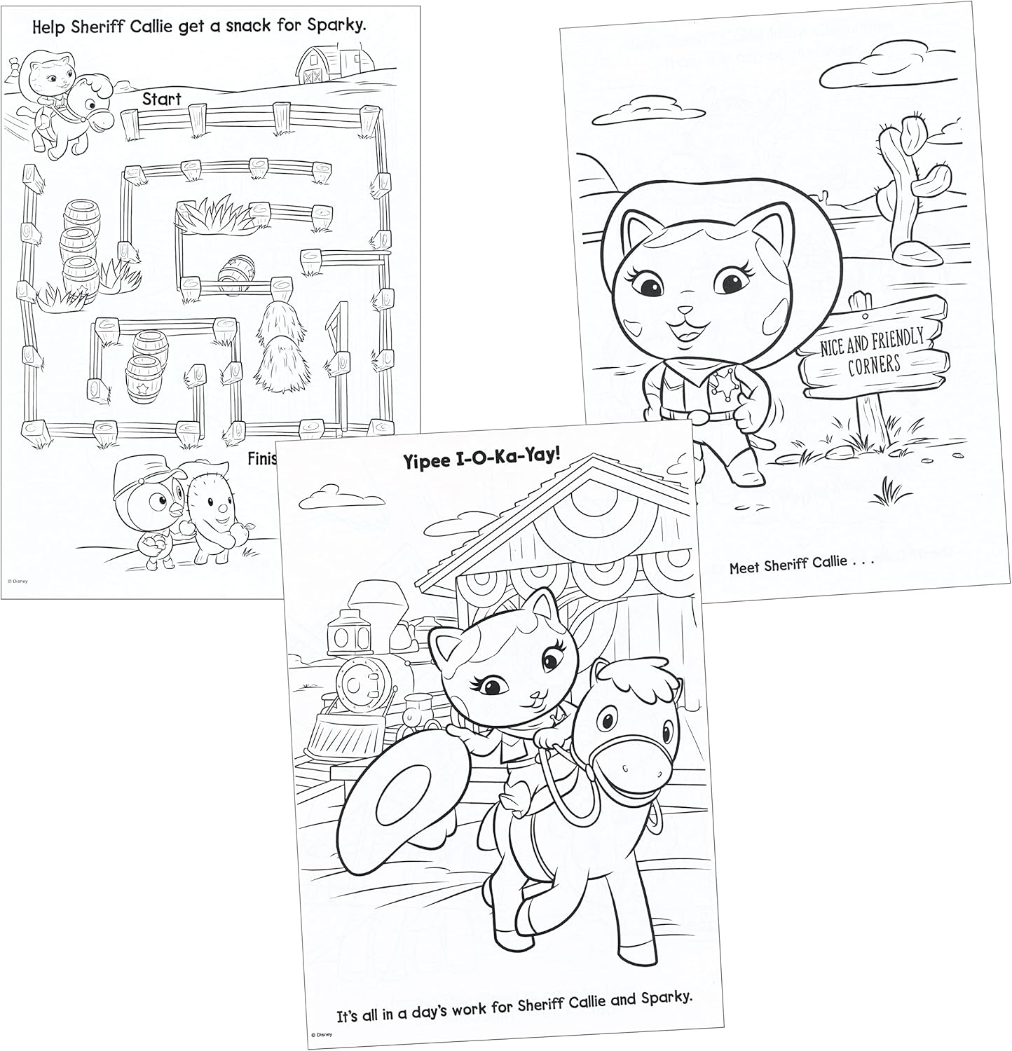 Sheriff Coloring Pages Printable Sheriff Callie Characters Coloring Play Free Coloring Game Online Sheriff Callie Coloring Book