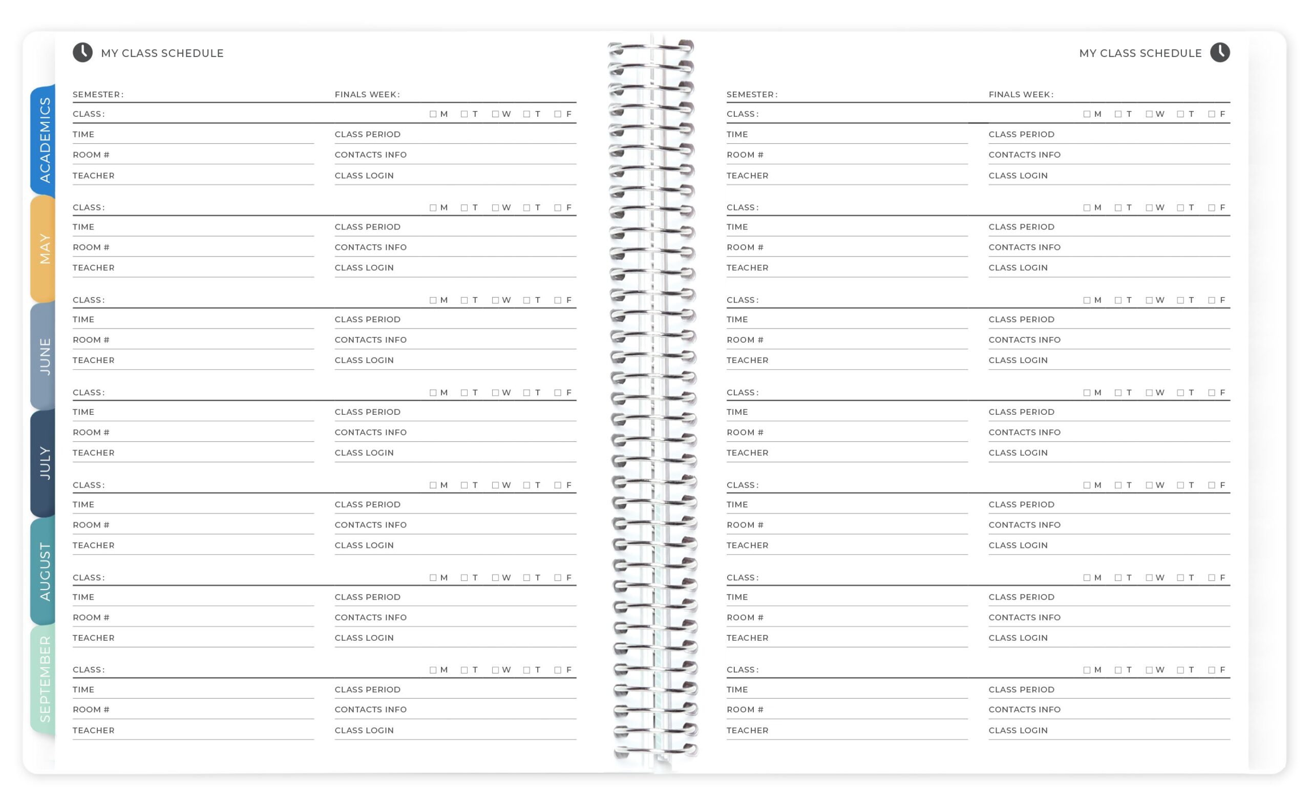 Shop Custom High School Middle School Student Planners