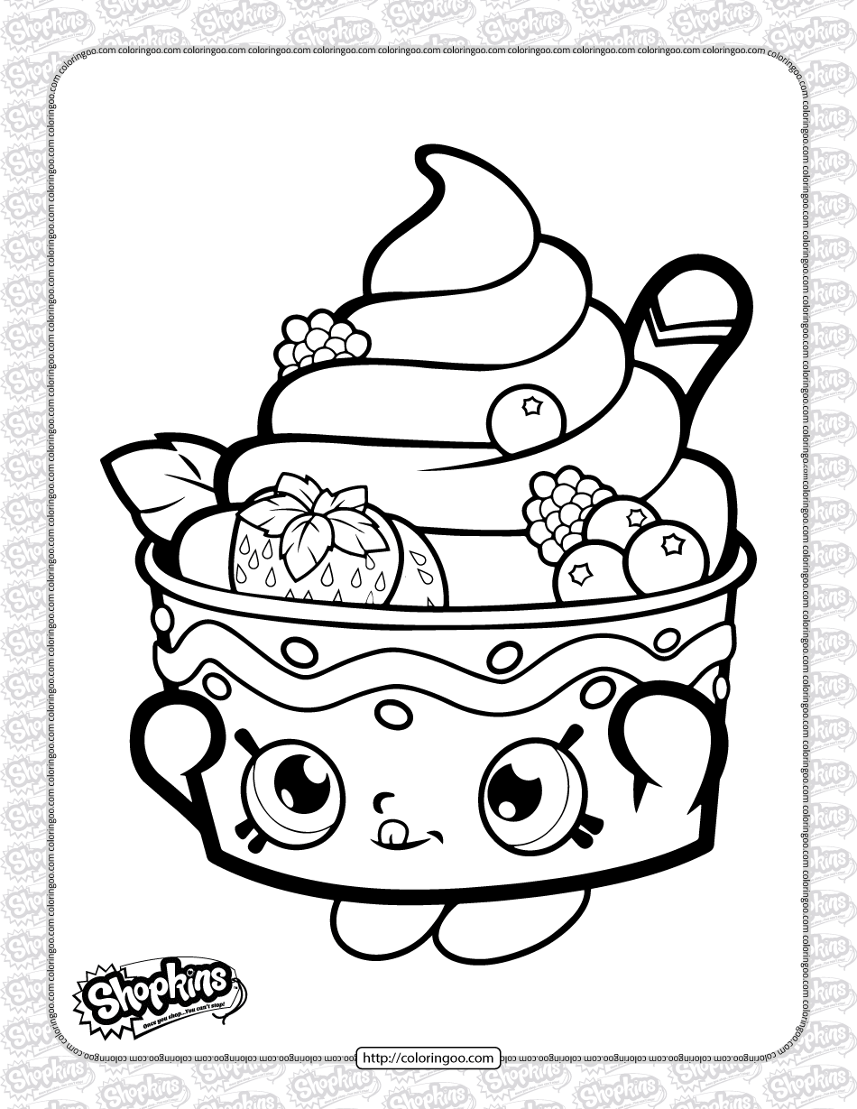 Shopkins Shoppies Coloring Shopkins Printable Pictures Without Colour Printable Shopkins Printable Coloring Pages For Kids Kids