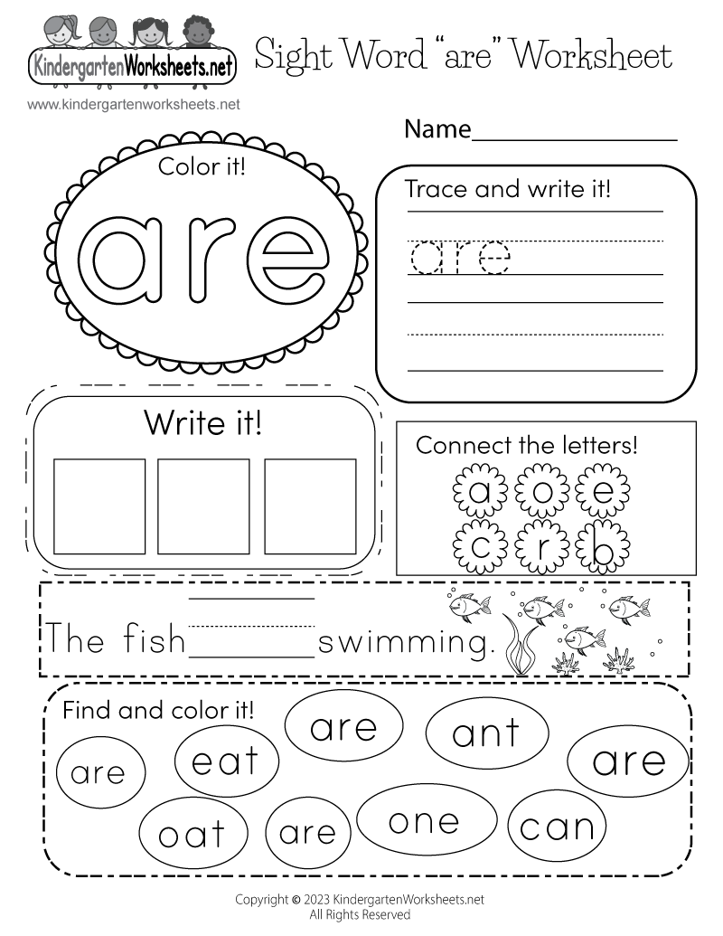 free printable sight word sheets