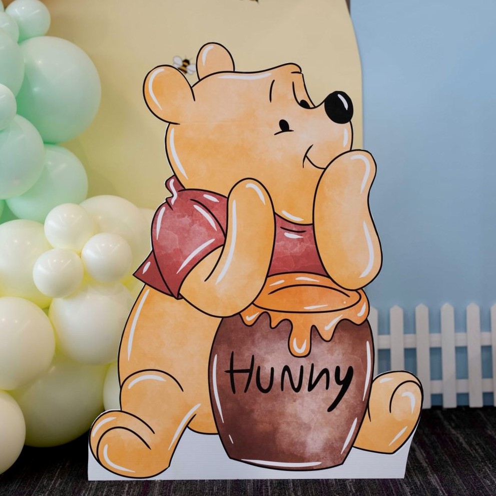 Sitting Winnie The Pooh Cutout Peachy Keen Events