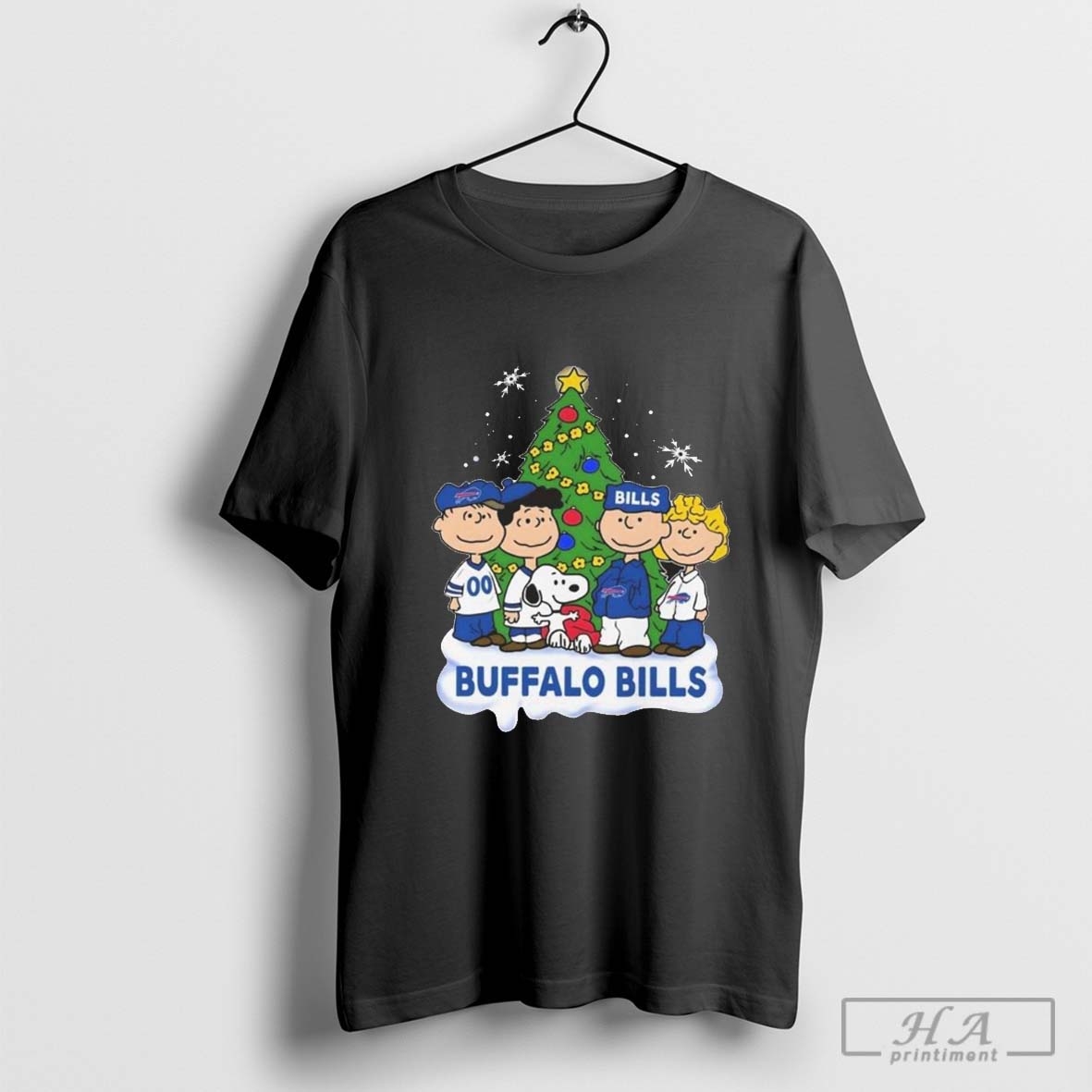 Snoopy Peanuts Buffalo Bills Merry Christmas And Happy New Year 2025 Shirt Printiment