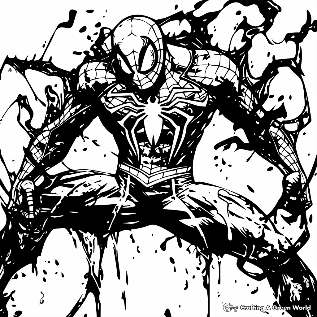venom coloring pages to print