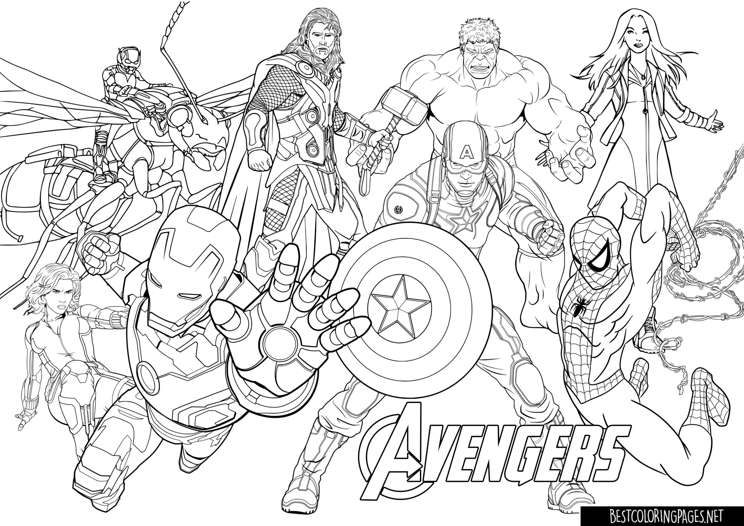 Spiderman Gifts Avengers Printable Coloring Pages Printable Word Searches Libros Para Colorear Para Ni os