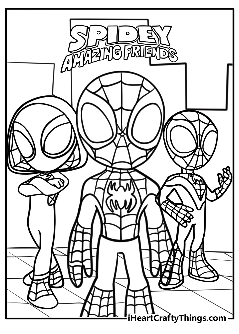 Spidey And His Amazing Friends Coloring Pages 20 Free Printables