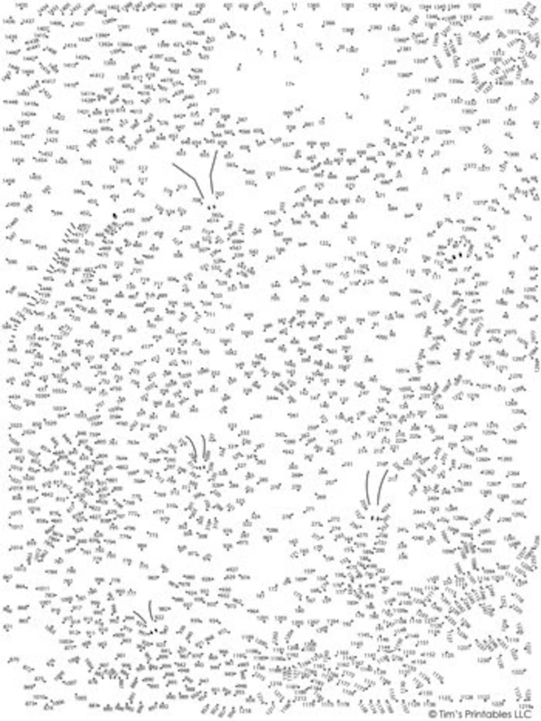 difficult connect the dots printables