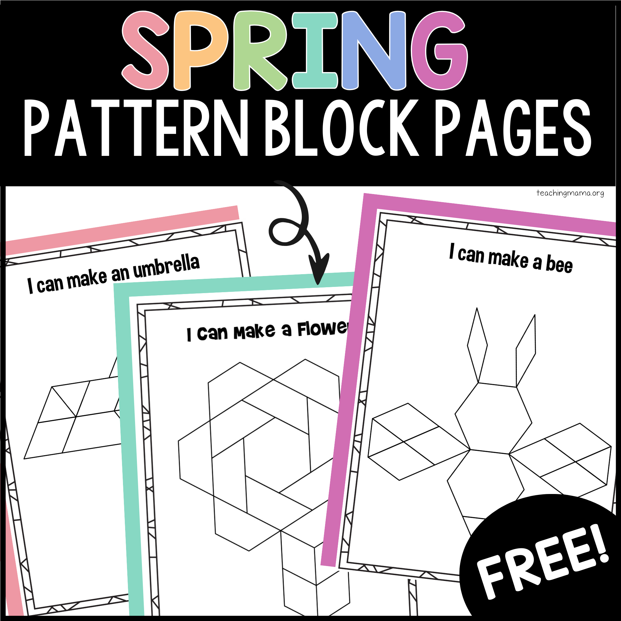 pattern block printables