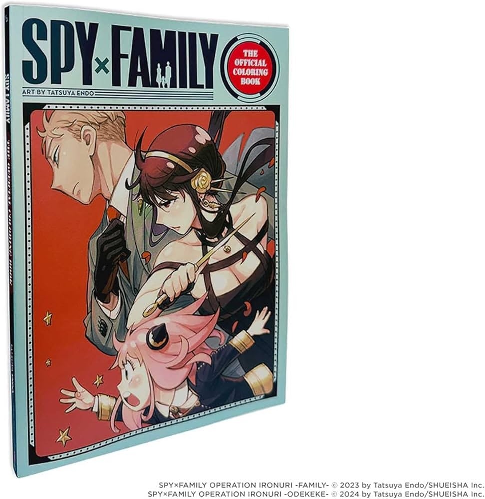 Spy X Family The Official Coloring Book Endo Tatsuya 9781974751433 Amazon Books