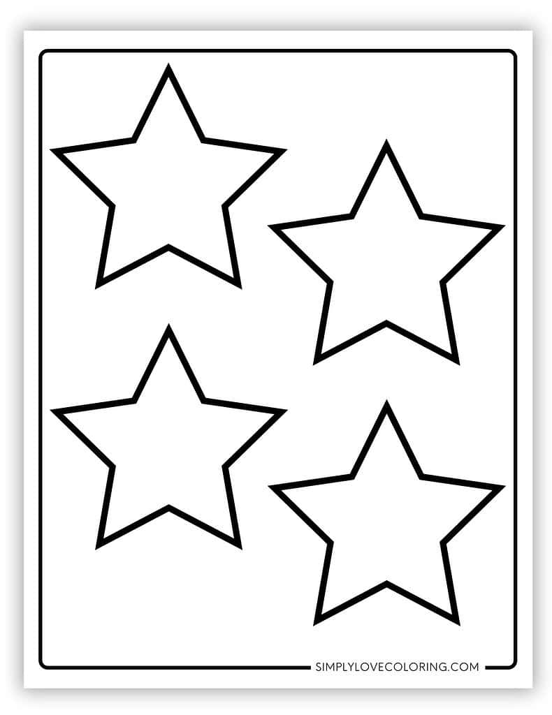 printable star pattern