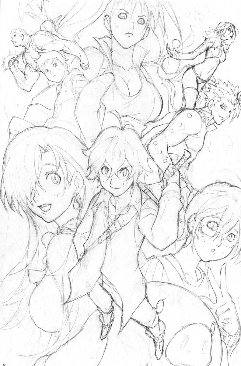 seven deadly sins coloring pages
