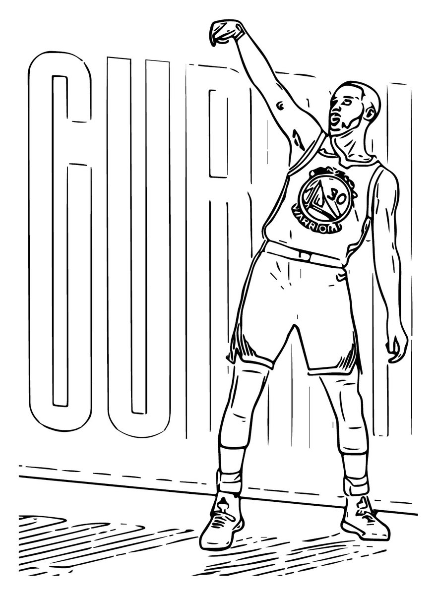 Stephen Curry Coloring Pages Perfect For Kids And Fans Of All Ages These Printable Pages Feature Dynamic Action Shots And Iconic Moments Of NBA Superstar Stephen Curry coloringonlinefree StephenCurryColoringPages ColoringPages Https t co 