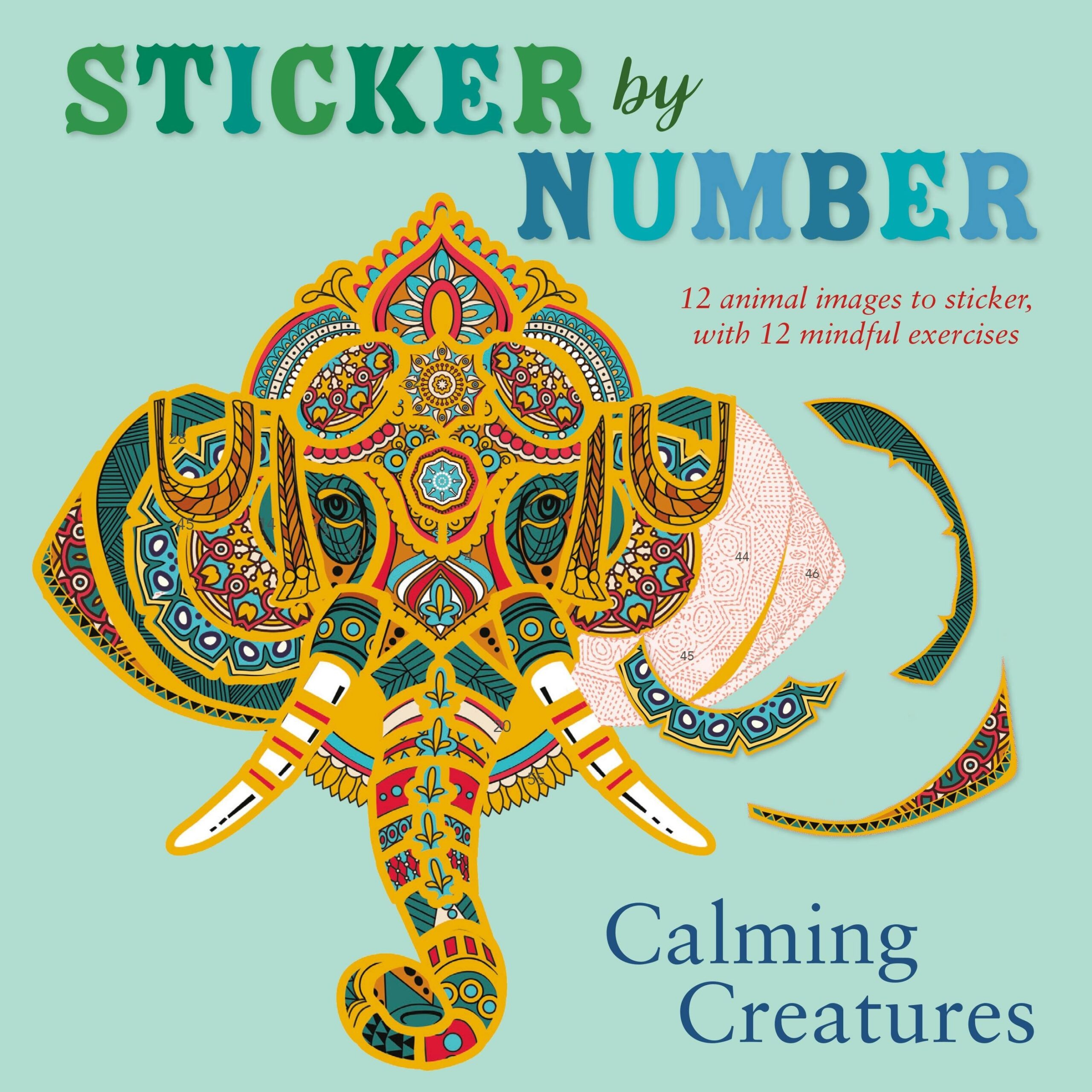 Sticker By Number Calming Creatures