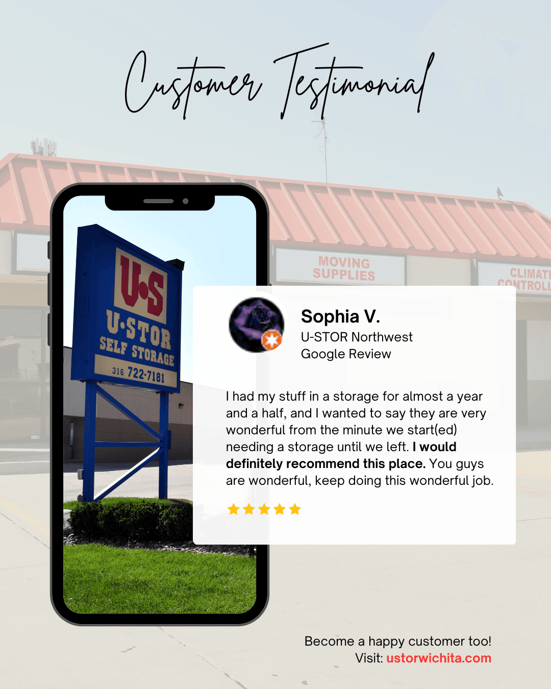 Storage Reviews U STOR Reviews U STOR Self Storage Wichita KS