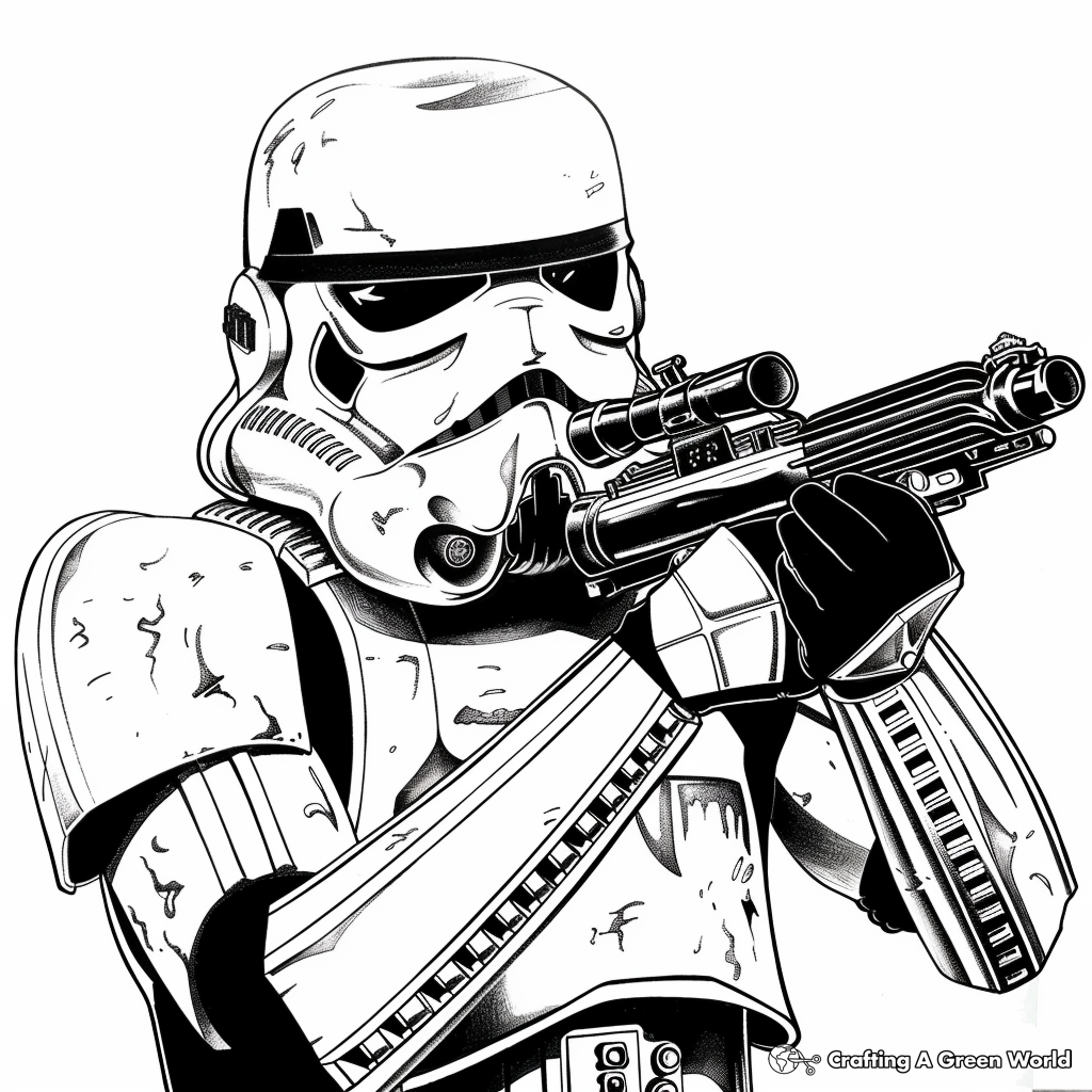 Storm Trooper Coloring Pages Free Printable 
