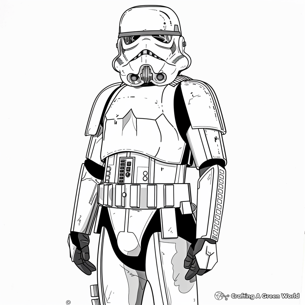 Storm Trooper Coloring Pages Free Printable 