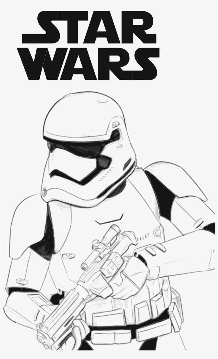 Stormtrooper Coloring Page Star Wars First Order Stormtrooper Coloring Page Free Entitlementtrap
