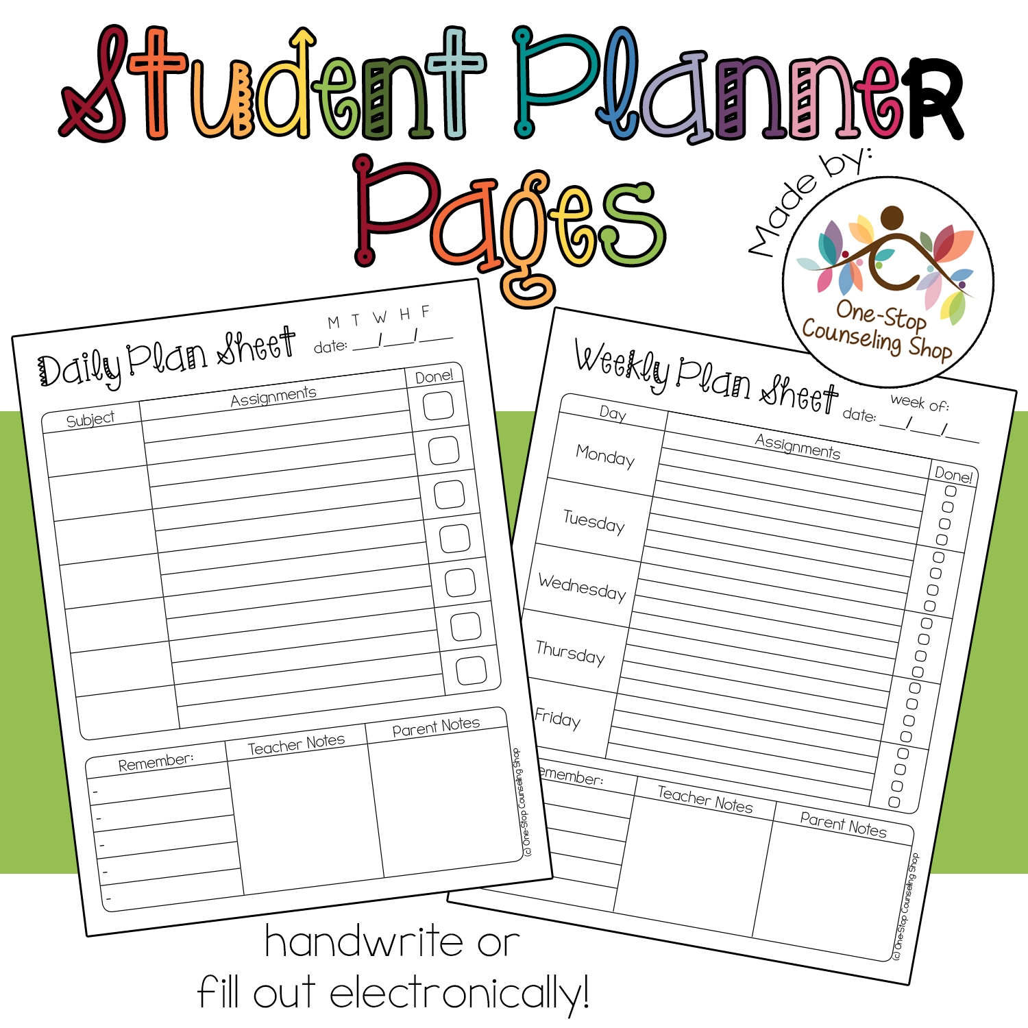 one stop planner shop
