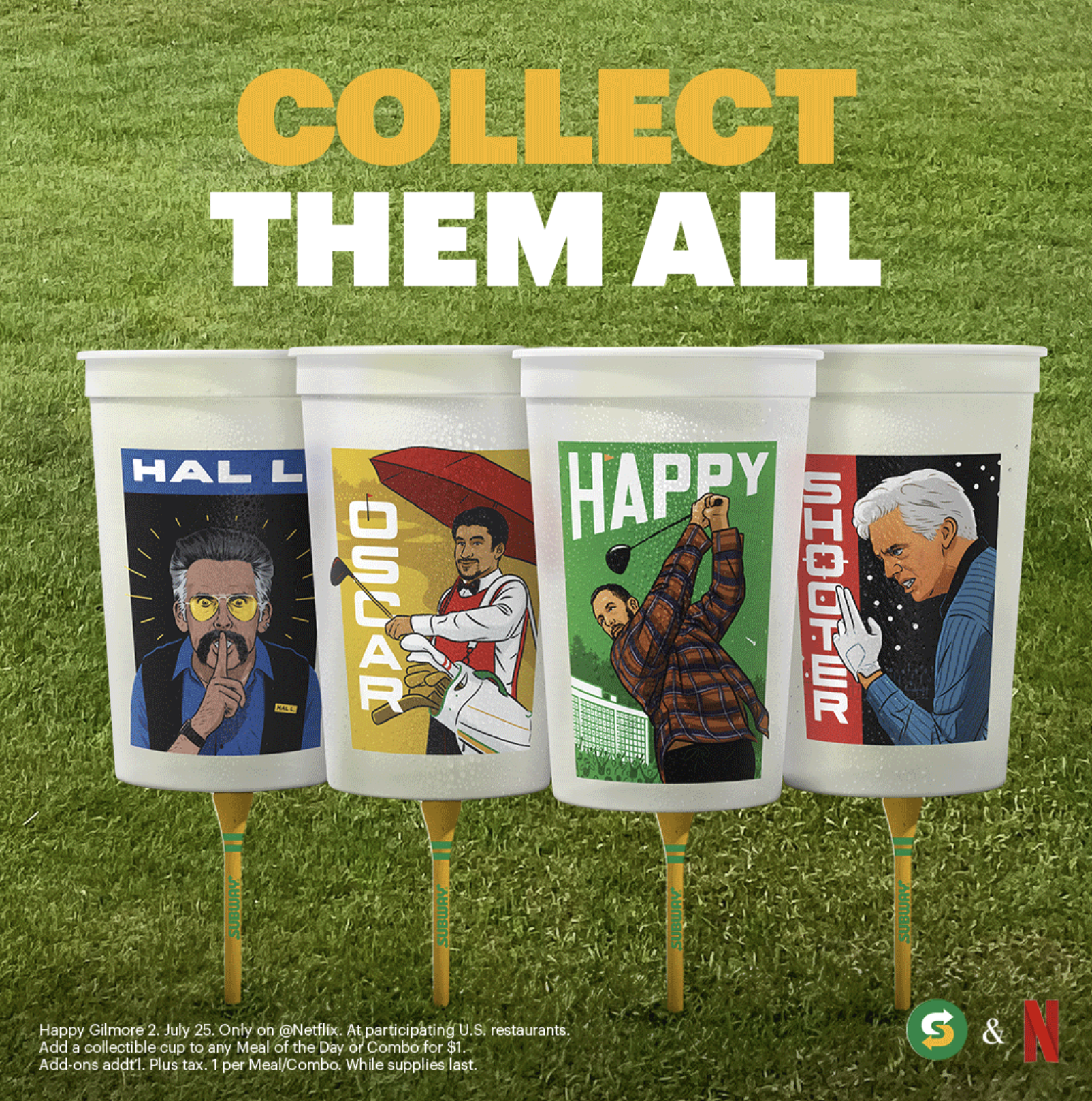 Subway Tees Off Cultural Campaign Around Netflix s Happy Gilmore 2 LBBOnline