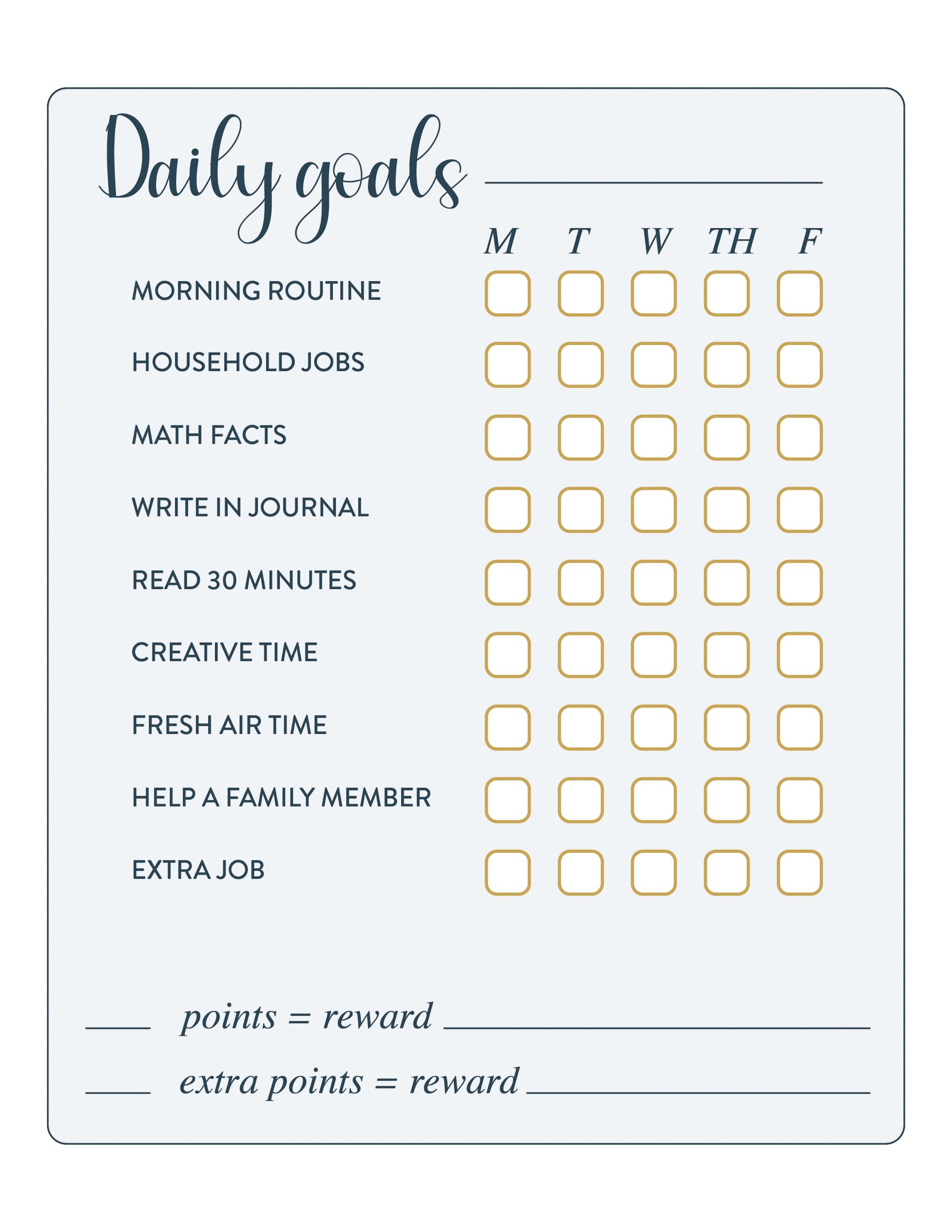Summer Goals Activity Ideas With Printables Living Solutions Blog