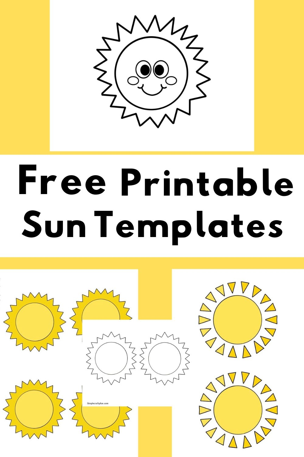 sun pattern printable
