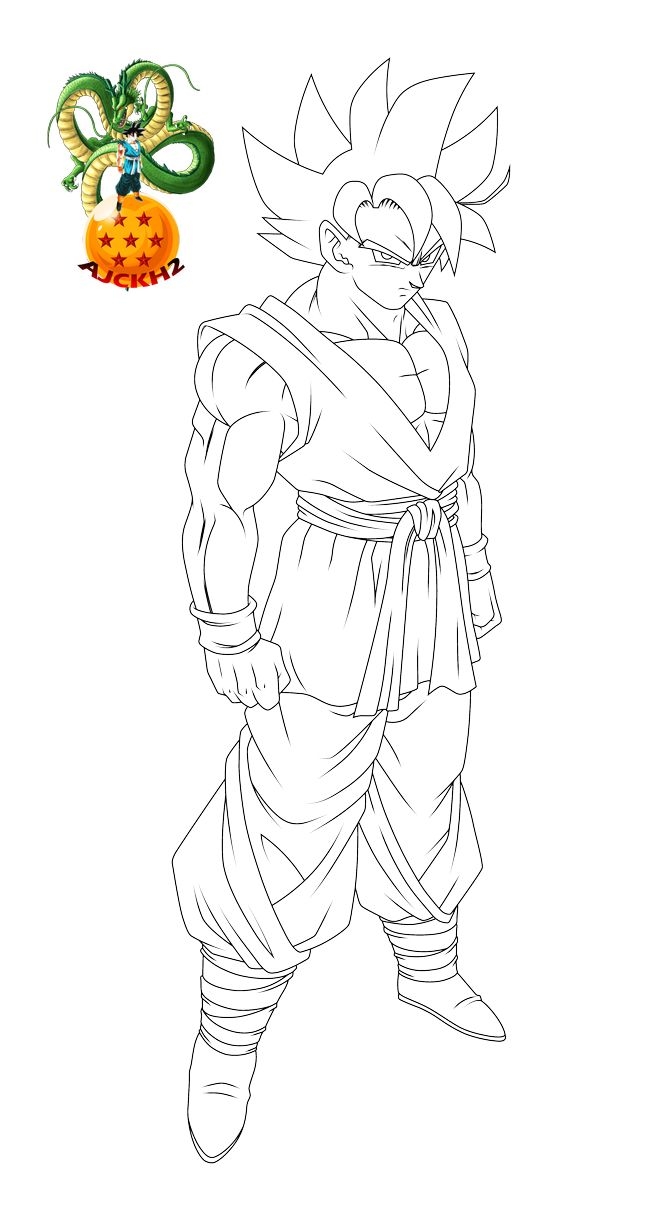 goku coloring pages super saiyan