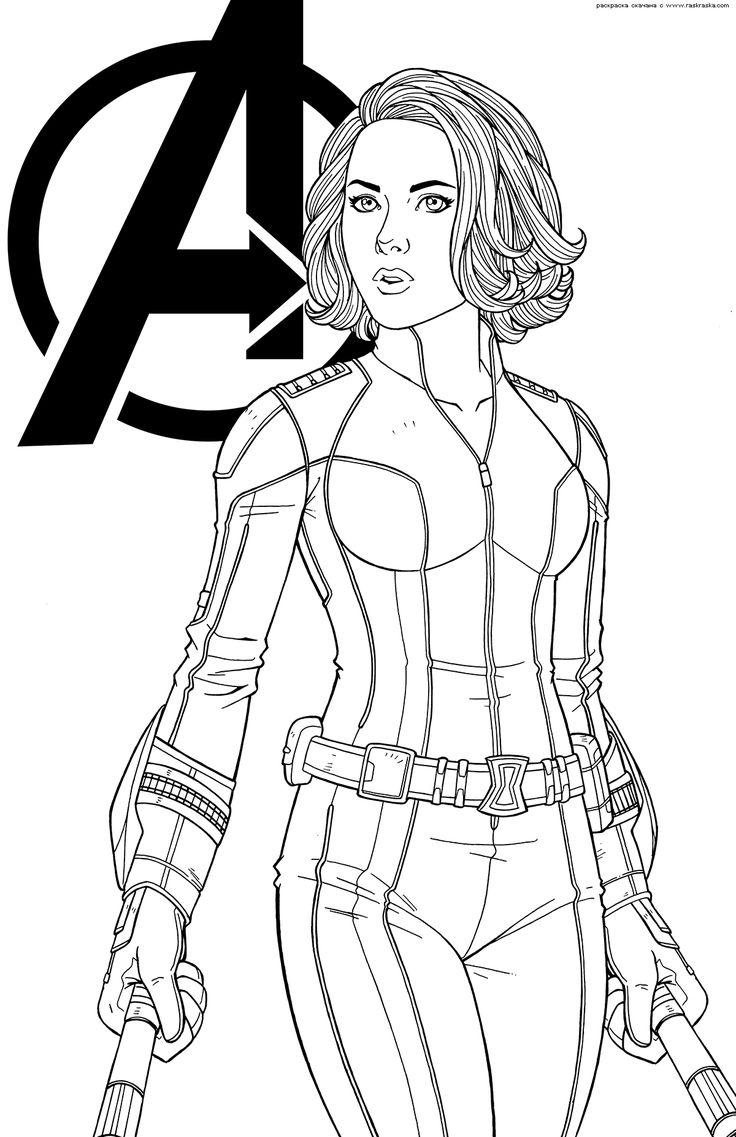 Superhero Coloring Pages 