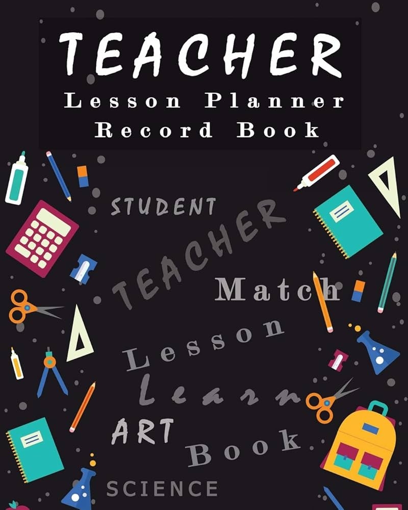Teacher Lesson Planner Record Book Classroom Teaching Management Notebook Page School Education Lesson Planning Lesson Planning For Educators Lesson Plan Book For Teacher Jasmine 9781974099191 Amazon Books