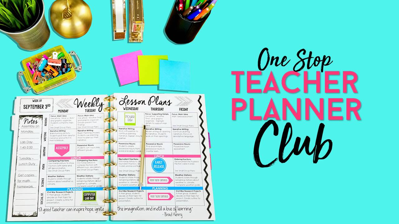Teacher Planner Printable Digital