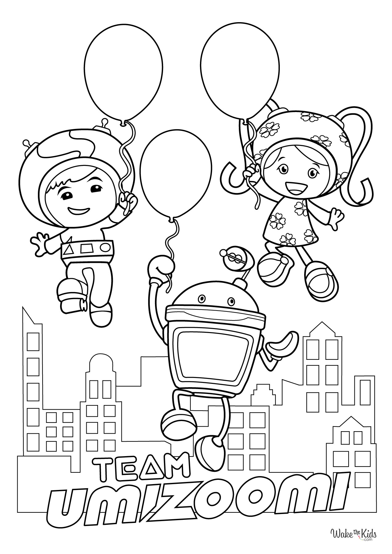 Team Umizoomi Coloring Pages Free Printable PDFs WakeTheKids