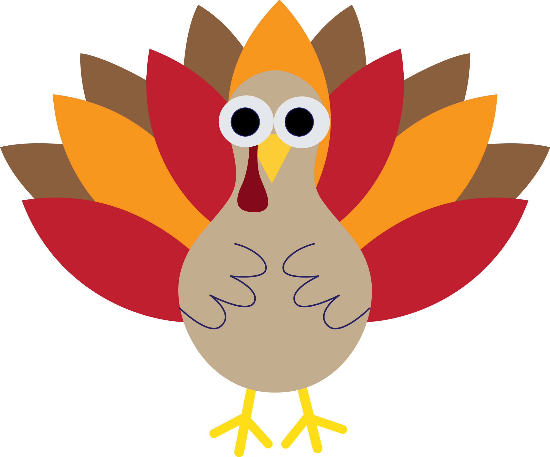 Thanksgiving Turkey Free Vector Clipart Images On Creazilla