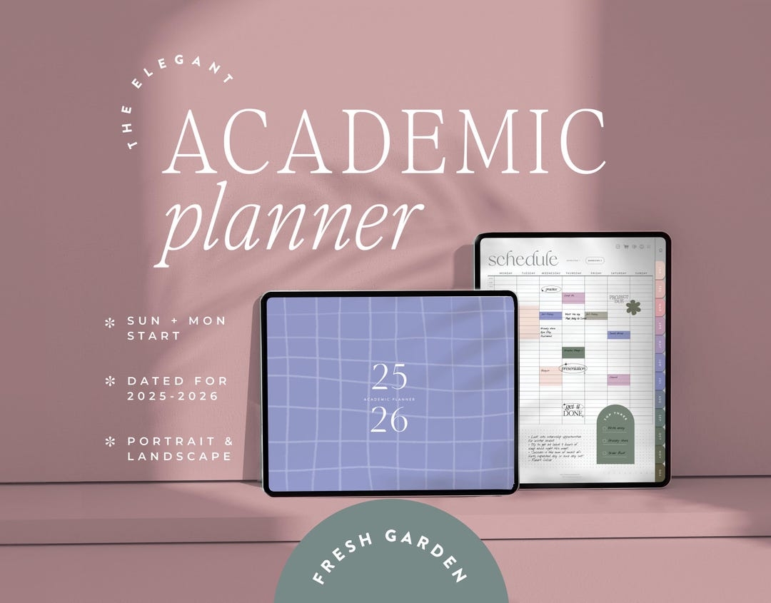 academic planner 25 26